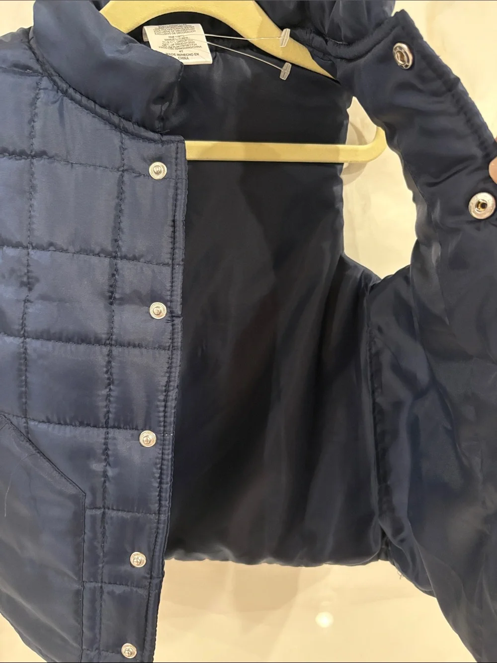 Bluey navy quilted